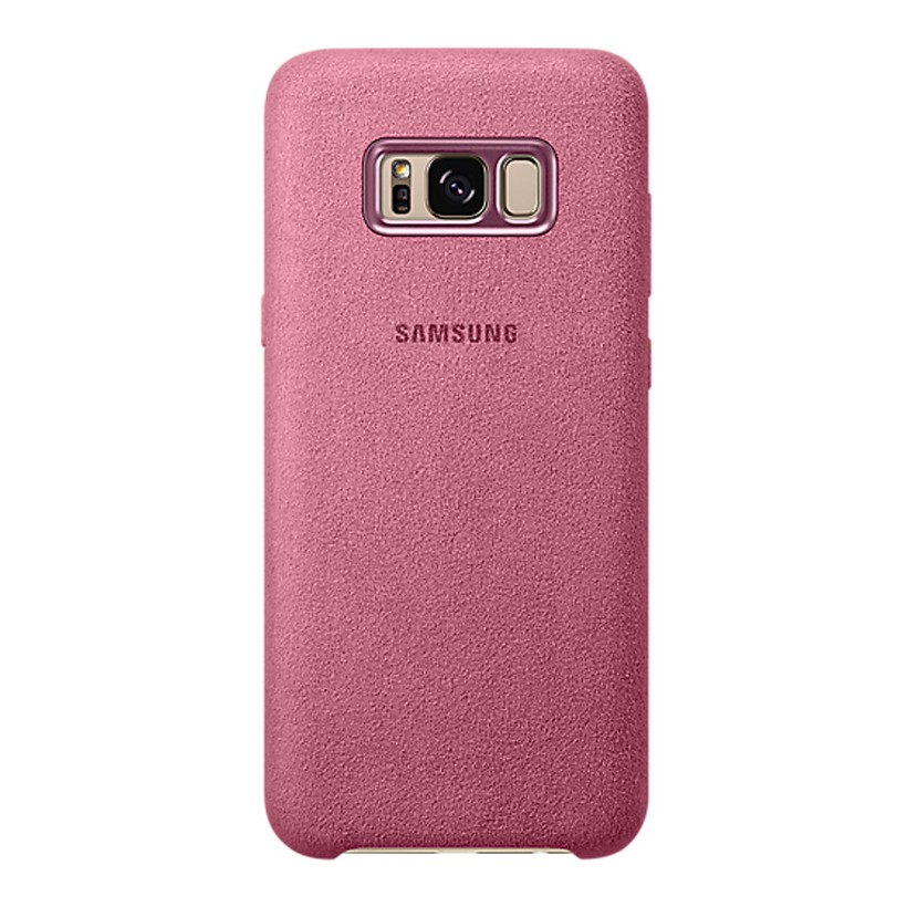 Zadní originální kožený kryt Alcantara pro Samsung Galaxy S8+ (G955) růžová