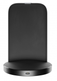 Stojánek pro bezdrátové nabíjení Cellularline WIRELESS FAST CHARGER STAND S USB-C, rychlé nabíjení, Qi standard, černý