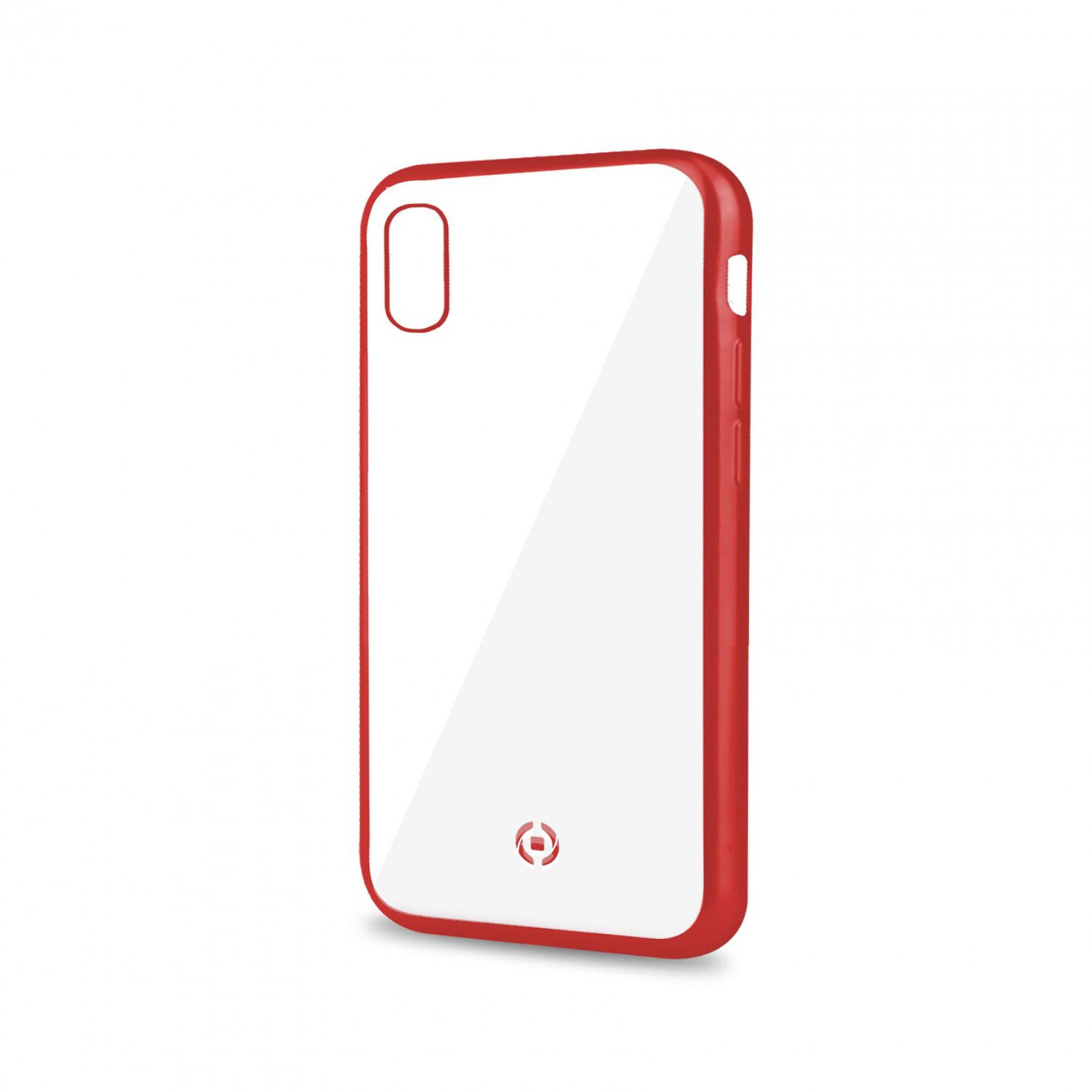 Silikonové pouzdro CELLY Laser pro Apple iPhone XS Max, red