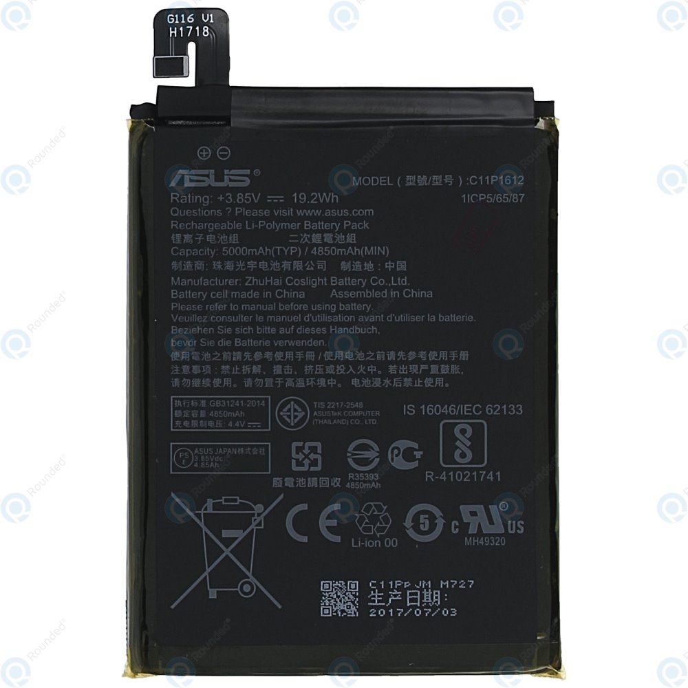 Original baterie Asus C11P1612 5000mAh Li-Pol (Bulk)