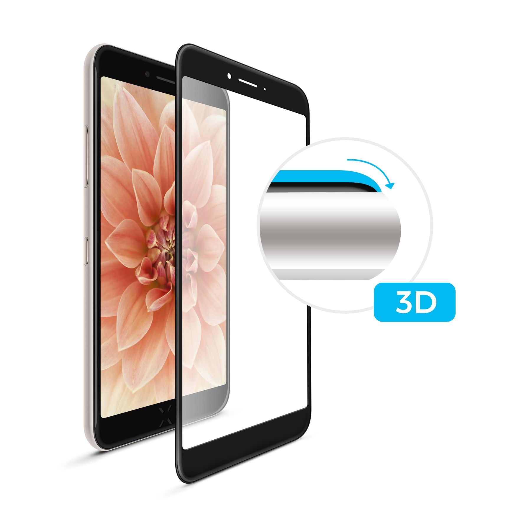 Tvrzené sklo FIXED Full-Cover 3D pro Samsung Galaxy J6, black