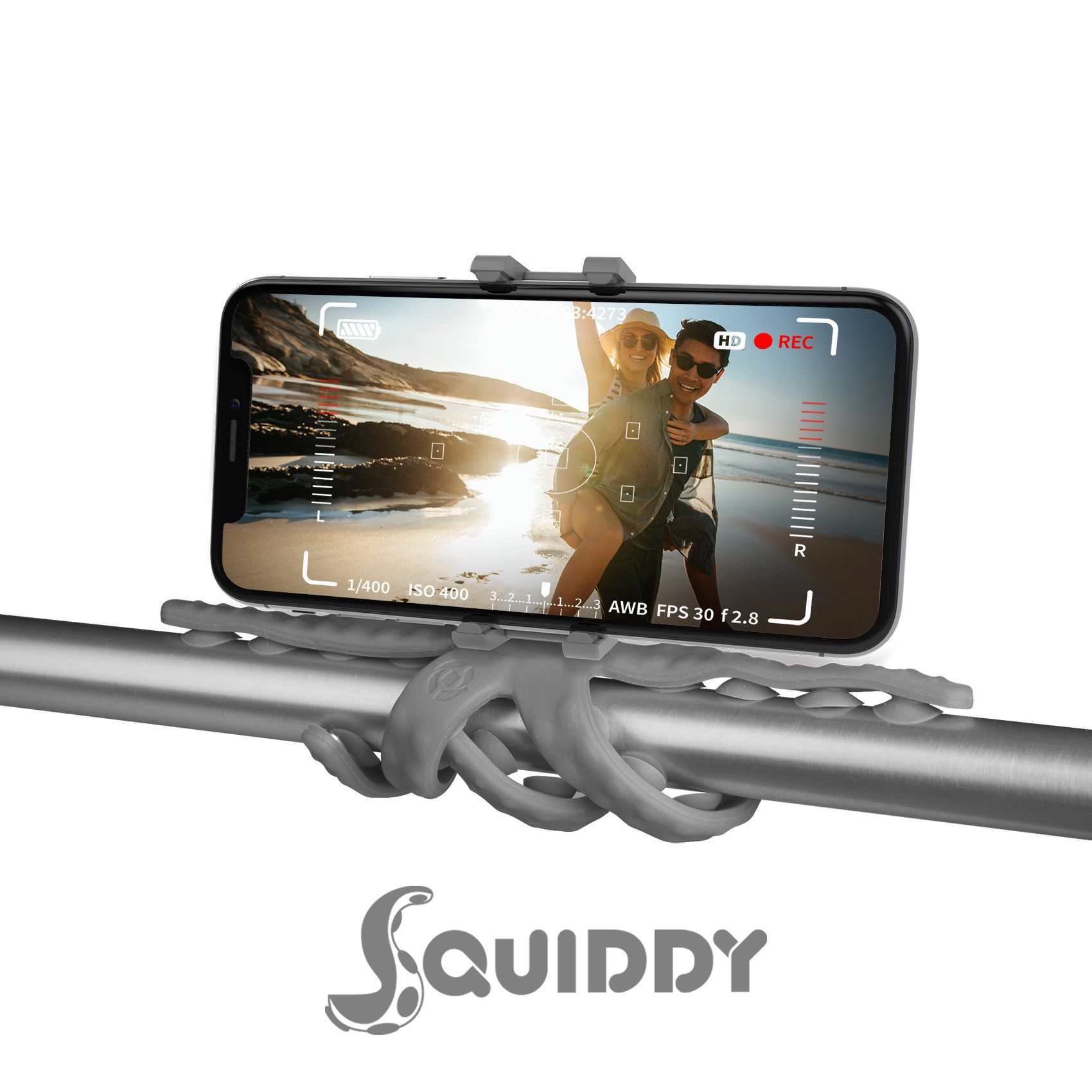 Flexibilní držák s přísavkami Celly Squiddy zelený