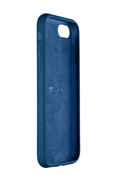 Silikonové pouzdro CellularLine Sensation pro Apple iPhone 6/7/8/SE2020/SE2022, modrá