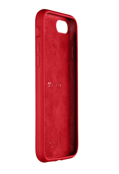 Silikonové pouzdro CellularLine Sensation pro Apple iPhone 6/7/8/SE2020/SE2022, červená
