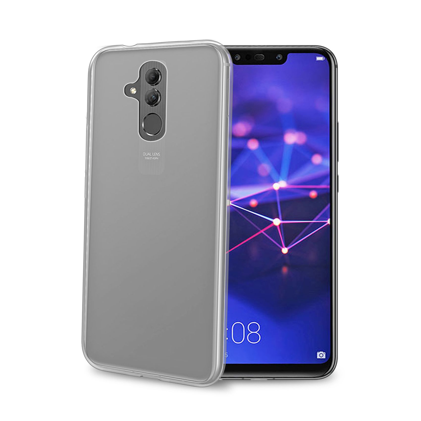 CELLY Gelskin silikonové pouzdro Huawei Mate 20 Lite, bezbarvé