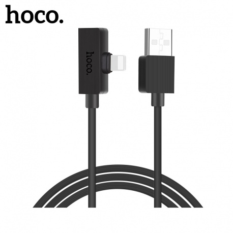 Hoco Brilliant Digital Audio Charging Cable for Lightning (1.2M) černá