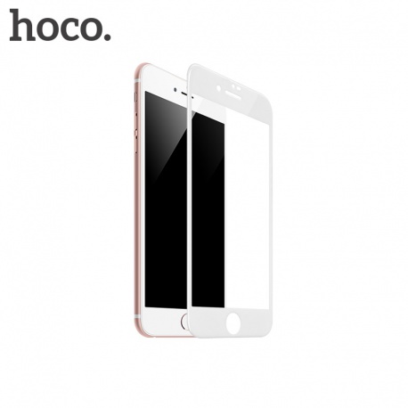 Temperované ochranné tvrzené sklo Hoco iPhone 7/8 bílá