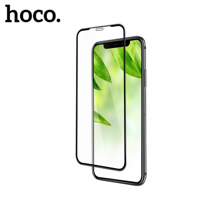 Temperované ochranné tvrzené sklo Hoco iPhone X/XS/11 Pro, černá