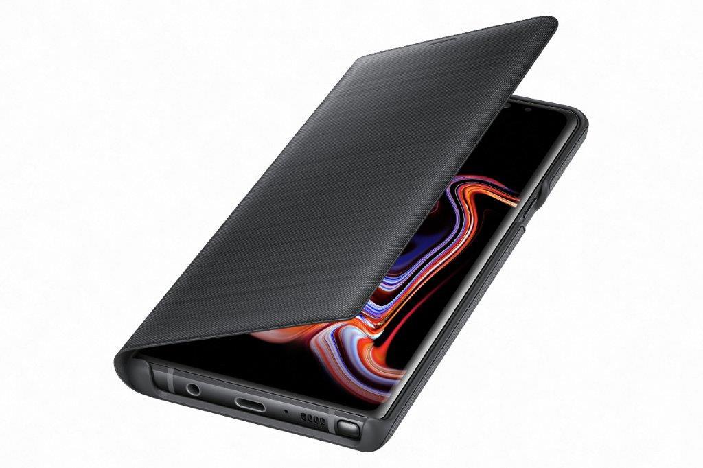 Originální flipové pouzdro Led View pro Smasung Galaxy Note 9 - černá