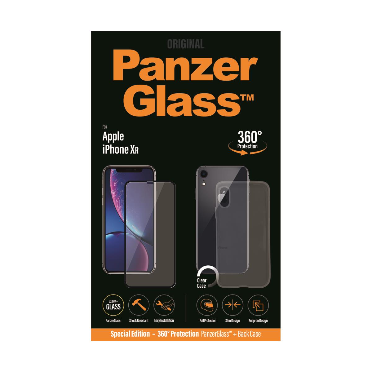 Ochranné sklo displeje a pouzdro PanzerGlass Premium pro Apple iPhone XR/iPhone 11, černé