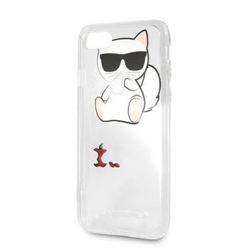 Silikonové pouzdro Karl Lagerfeld Fun Eaten Apple No Rope Hard Case na iPhone 8 Plus