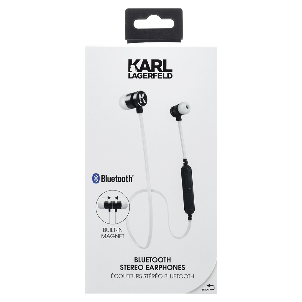 Sluchátka Karl Lagerfeld Stereo Headset Bluetooth CGBTE07 (EU Blister), White