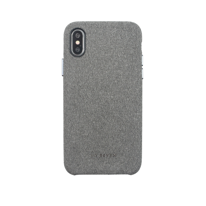 Zadní kryt SoSeven Premium Gentleman Case Fabric pro Apple iPhone X/XS, Grey