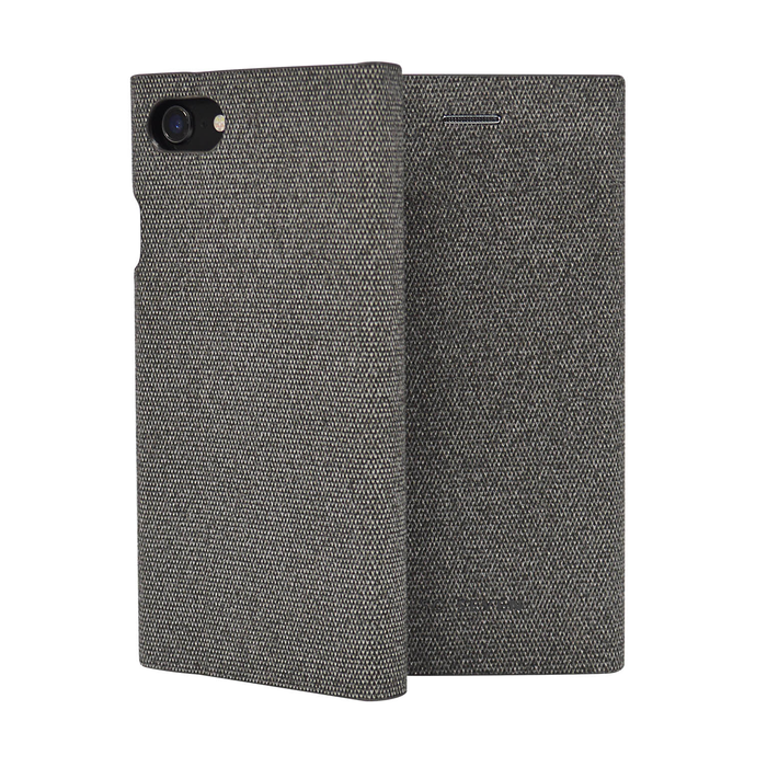 Pouzdro SoSeven Premium Gentleman Book Case Fabric pro iPhone 6/6S/7/8, Grey