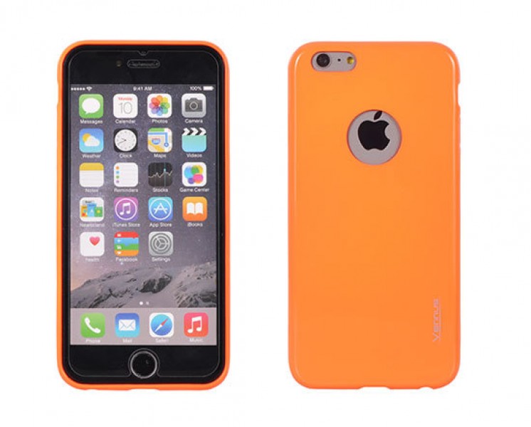 Pouzdro JELLY FLUORESCENT pro LG G4 (H815), Orange