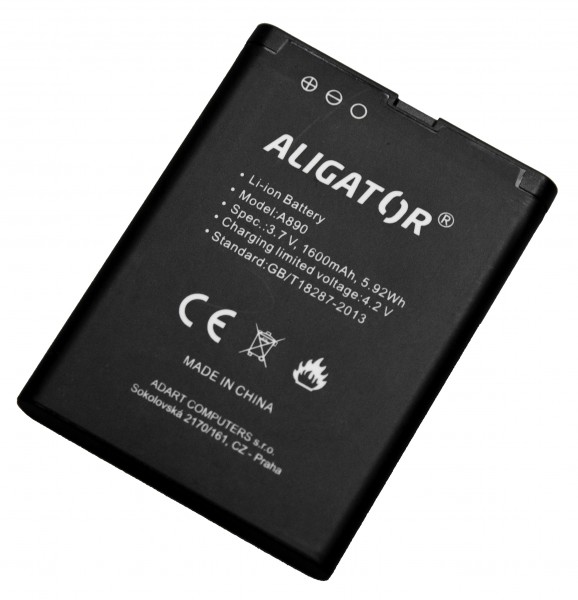 Levně Baterie ALIGATOR A890 / A900, Li-Ion 1600 mAh