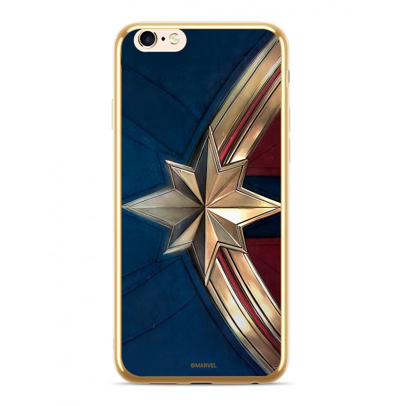Zadní kryt Captain Marvel 001 pro Apple iPhone XR, gold