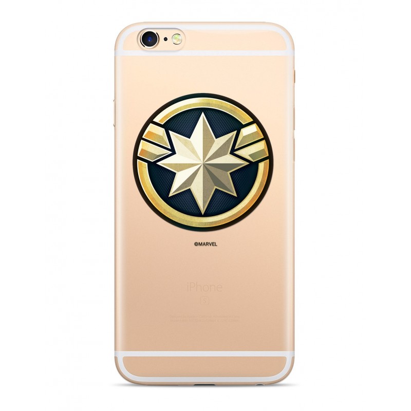 Zadní kryt Captain Marvel 016 pro Apple iPhone 6/7/8 Plus, transparent