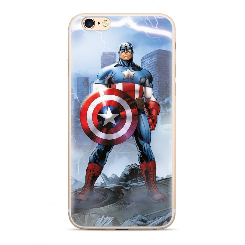 Zadní kryt Marvel Captain America 003 pro Samsung Galaxy S10+, blue