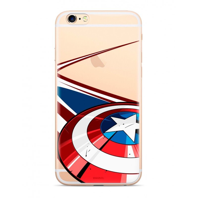 Zadní kryt Marvel Captain America 008 pro Samsung Galaxy S10+, transparent