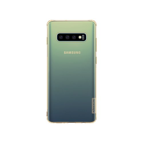 Silikonové pouzdro Nillkin Nature pro Samsung Galaxy S10 Plus, tawny