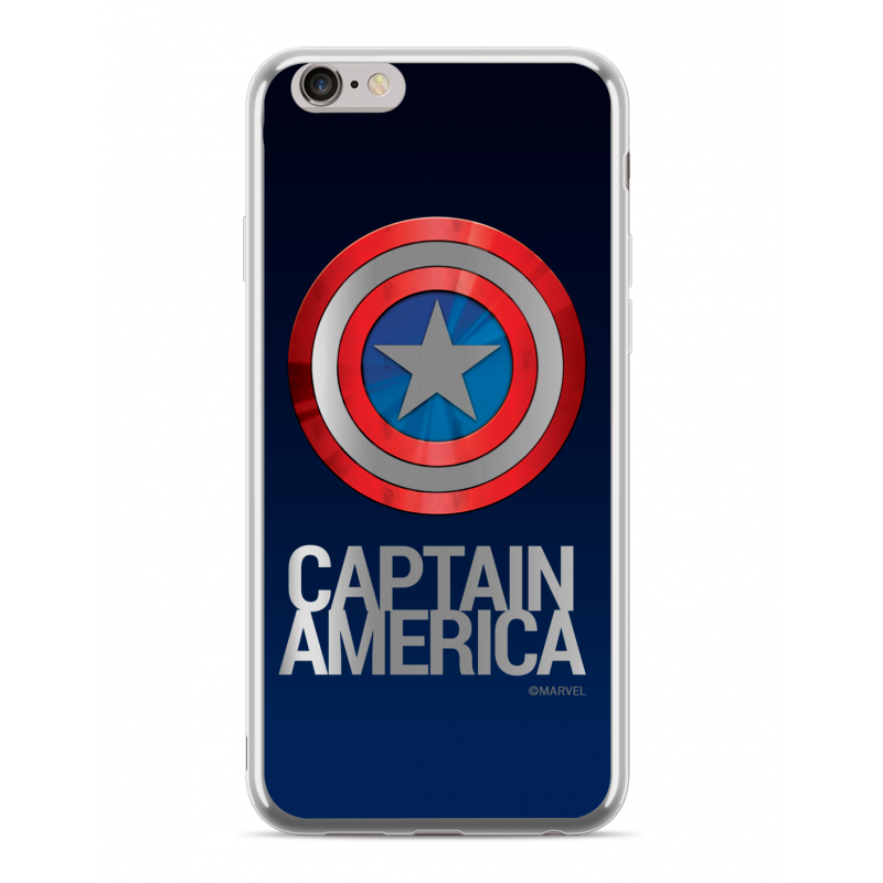 Zadní kryt Marvel Captain America 001 pro Apple iPhone 5/5S/SE, silver