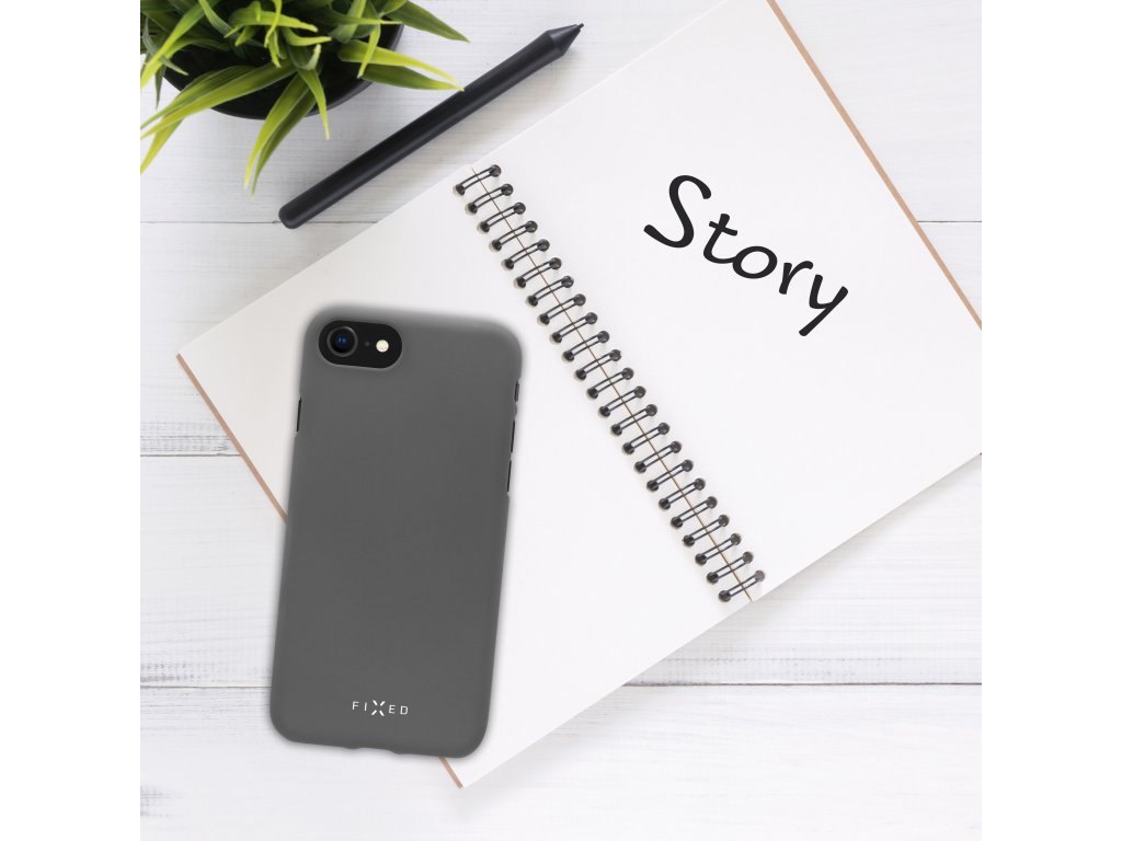 Zadní kryt FIXED Story pro Huawei Y6 (2019), šedá