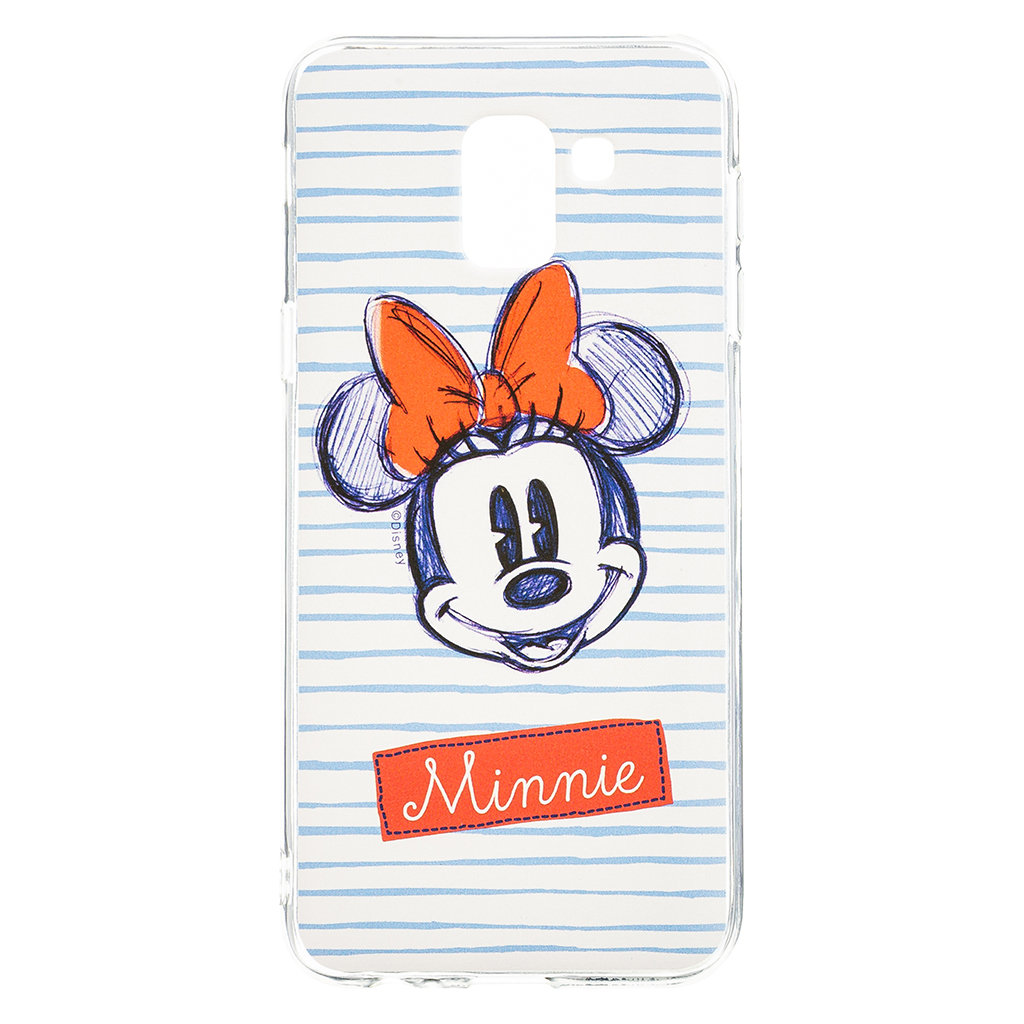 Zadni kryt Disney Minnie 011 pro Samsung Galaxy J6 2018, white