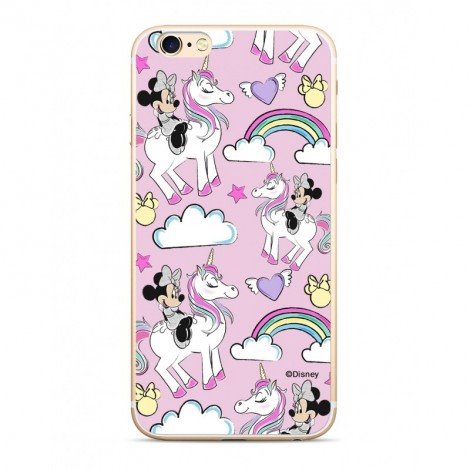 Zadni kryt Disney Minnie 037 pro Apple iPhone 5/5S/SE, pink glitter