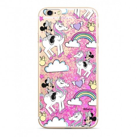 Zadni kryt Disney Minnie 037 pro Apple iPhone 7/8, pink glitter