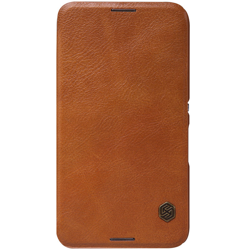 Flipové pouzdro Nillkin Qin Book pro Samsung Galaxy A70, brown
