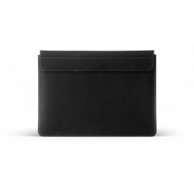 Kožené pouzdro FIXED Oxford pro Apple Macbook 12", černá