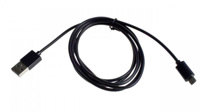 Datový kabel DOUBLESIDE microUSB nabíjecí, Black