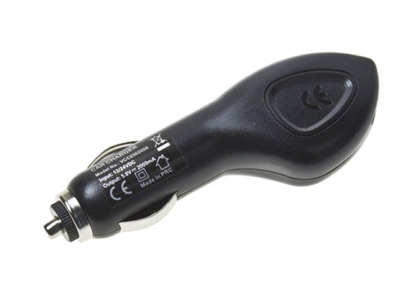 Nabíječka do auta s USB výstupem 5V/2A, Black