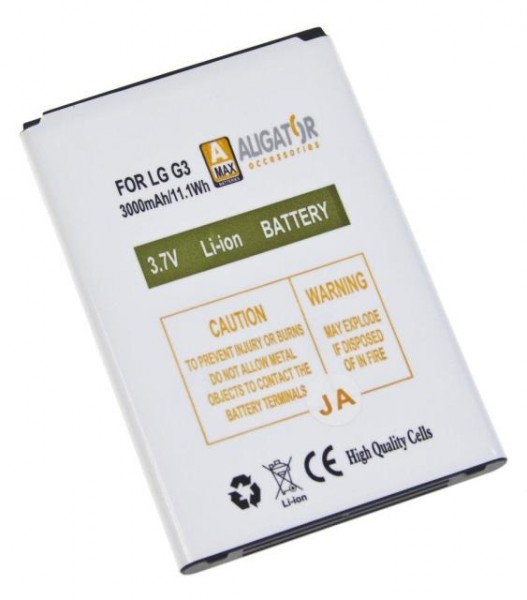 Baterie Li-ION pro LG G3, 3000 mAh, kompatibilní, nahrazuje BL-53YH