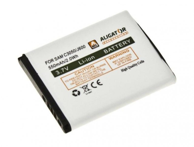 Baterie ALIGATOR pro Samsung Galaxy C3050/B3210/J600/M600, Li-ION 550 mAh, nahrazuje AB483640BU