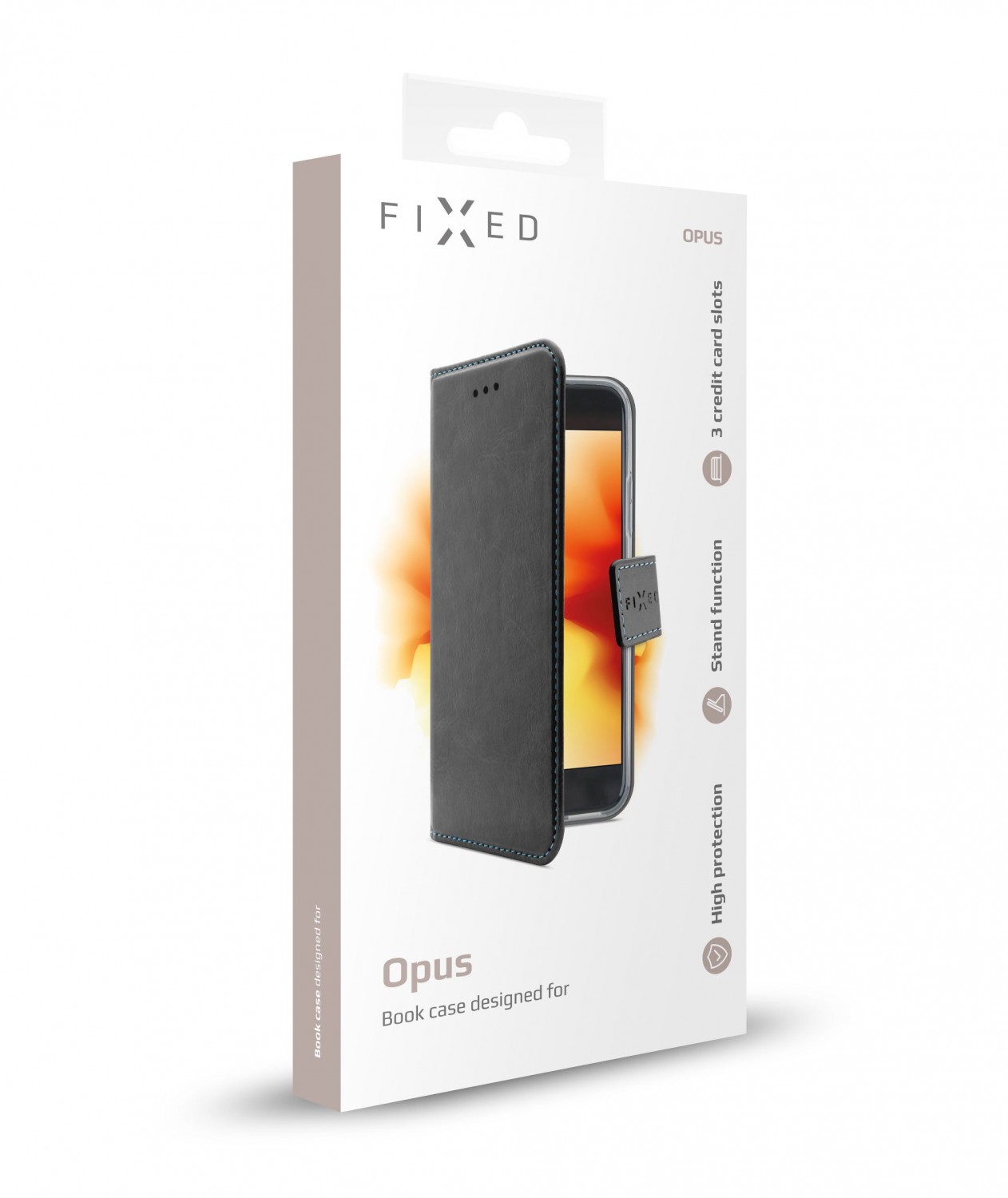 FIXED Opus flipové pouzdro pro Samsung Galaxy A40, černé