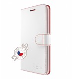 FIXED FIT flipové pouzdro pro Apple iPhone 7 Plus/8 Plus, bílé