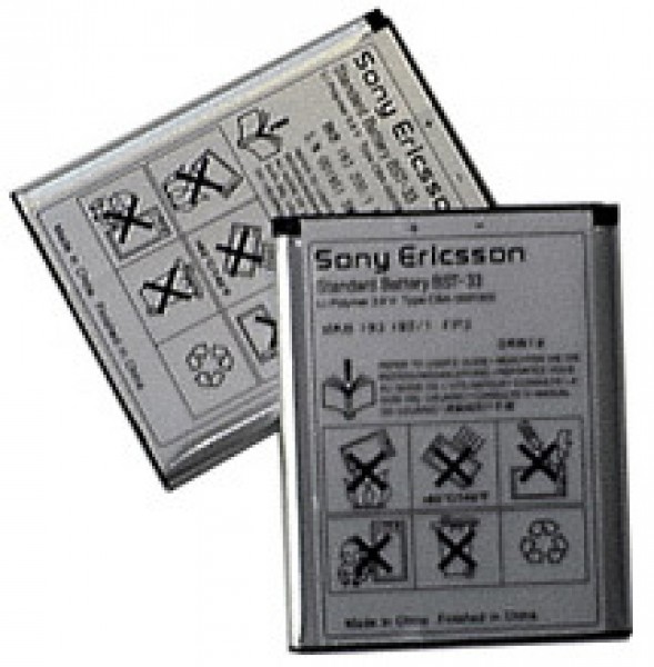 Baterie Sony Ericsson BST-33 K800/W900, Li-Pol 950mAh, bulk, originální