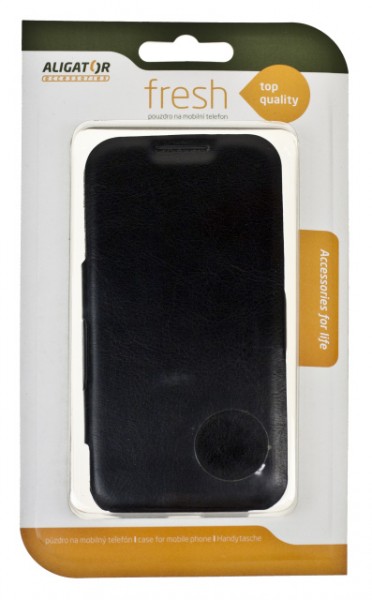 Flipové pouzdro BOOK pro Samsung GALAXY S4, se stojánkem, Black