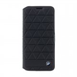 BMW Hexagon BMFLBKS9HEXBK flipové pouzdro pro Samsung Galaxy S9 black