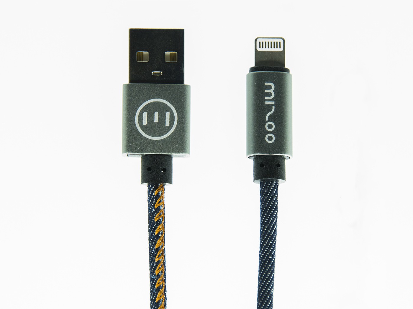 Levně Datový kabel MIZOO - USB cable X19, lightning, jeans