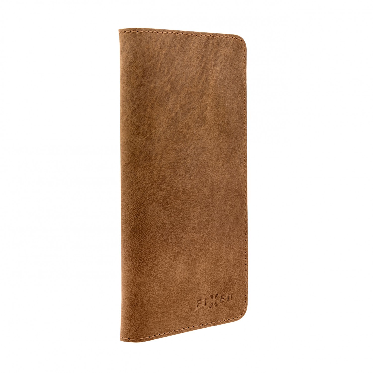 FIXED Pocket Book Kožené pouzdro pro Apple iPhone 6/6s/7/8, hnědé