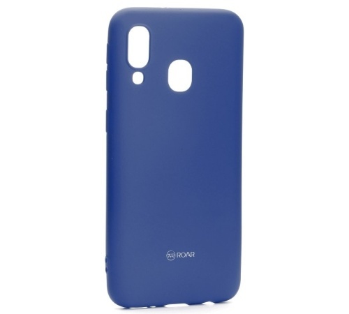 Kryt ochranný Roar Colorful Jelly pro Samsung Galaxy A40, tmavě modrá