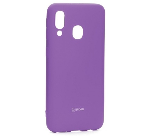 Kryt ochranný Roar Colorful Jelly pro Samsung Galaxy A40, fialová