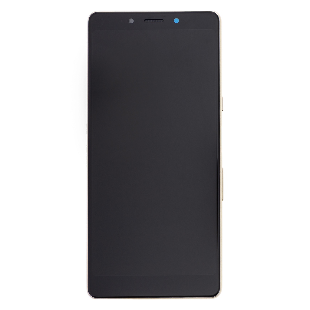 LCD + dotyk + přední kryt pro Sony Xperia L3, black/gold Service Pack