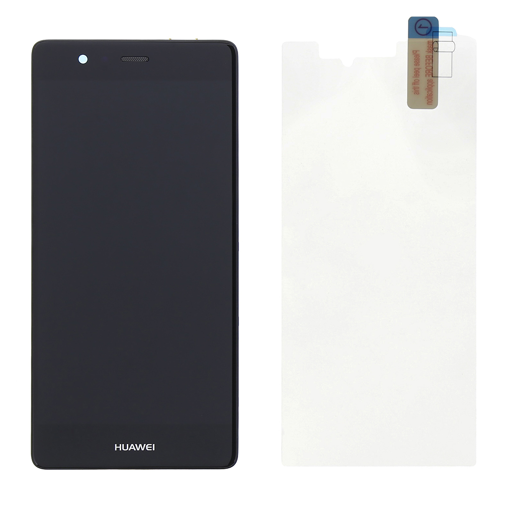 LCD + dotyk + přední kryt pro Huawei P9, black Service Pack