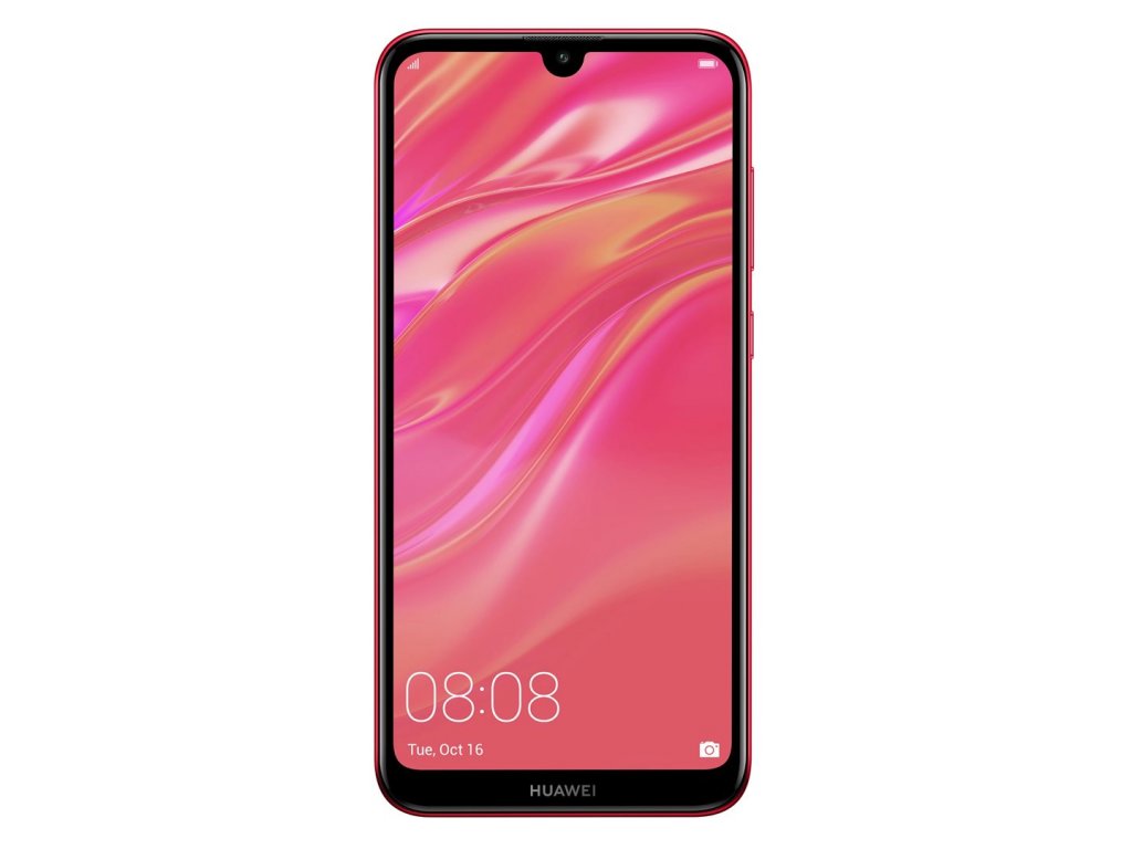 LCD + dotyk + přední kryt pro Huawei Y7 2019, red