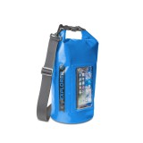 CELLY Explorer voděodolný vak 5L s kapsou na telefon do 6.2", modrý