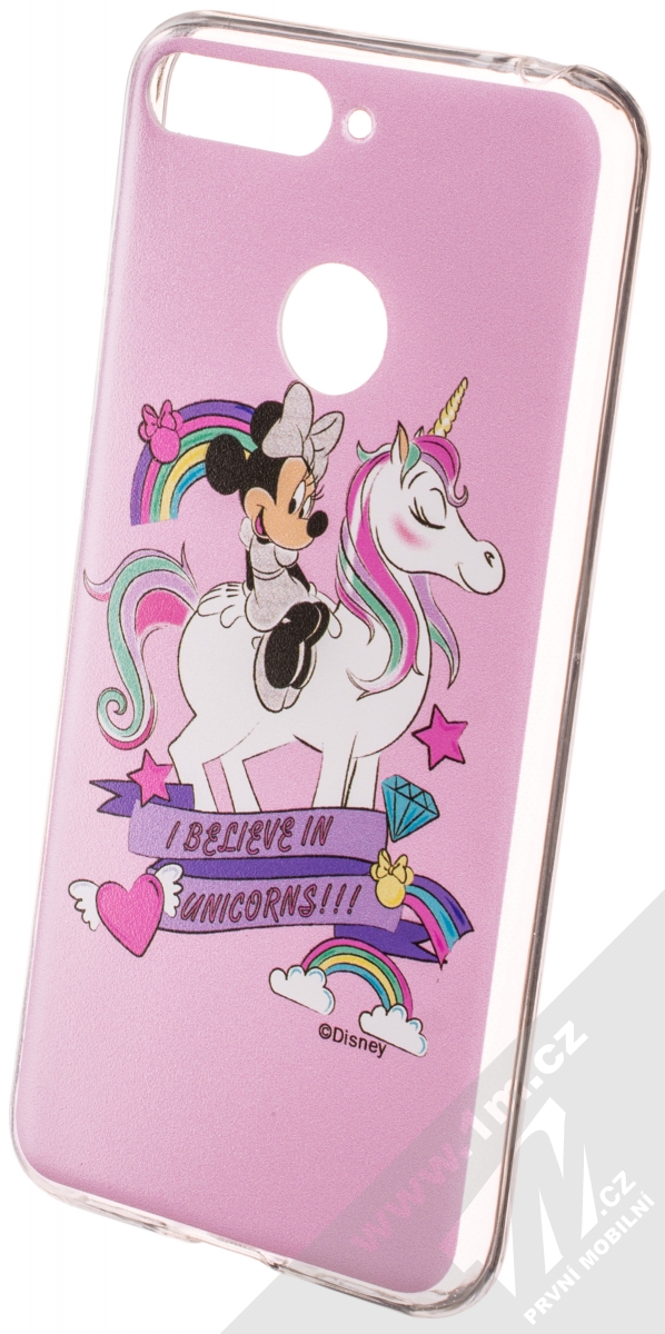 Zadni kryt Disney Minnie 035 pro Huawei Y5 2018, pink